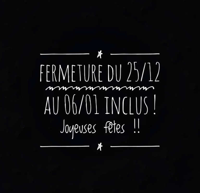 Fermeture Hivernale